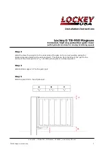 Preview for 3 page of LOCKEY USA TB-950 Magnum Installation Instructions