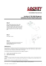 Preview for 4 page of LOCKEY USA TB-950 Magnum Installation Instructions