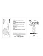 LOCKEY E-DIGITAL E910 User Manual предпросмотр