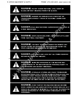 Preview for 14 page of Lockformer Vulcan 2900 Operator'S Manual