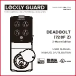 LOCKLY GUARD DEADBOLT 728F Z User Manual preview