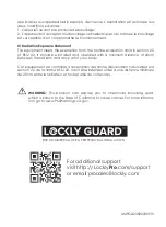 Предварительный просмотр 31 страницы LOCKLY GUARD DEFENDER 238LE User Manual