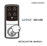 Lockly DEADBOLT EDITION SECURE PGD728 Installation Manual preview