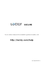 Предварительный просмотр 18 страницы Lockly MORTISE EDITION SECURE LUX PGD829AFUS Installation Manual