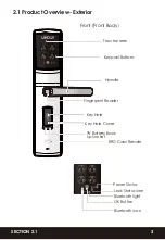 Предварительный просмотр 5 страницы Lockly Secure LUX User Manual