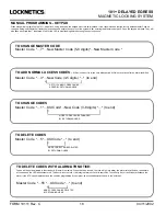 Preview for 16 page of Locknetics 101+ Installation And Programming Manual