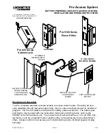 Preview for 1 page of Locknetics Pro 9100 Series Installation And Wiring Instructions