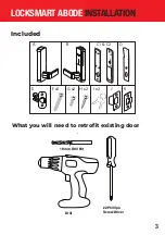 Preview for 3 page of Locksmart Abode LSA-001 User Manual