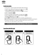 Preview for 12 page of Lockwood Digital Deadbolt User Manual