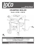 LOCO COOKERS LCBR150 Owner'S Manual & Assembly Instructions preview