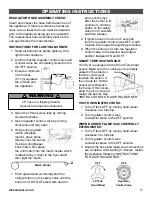 Preview for 11 page of LOCO COOKERS LCTFK30CA Owner'S Manual & Assembly Instructions