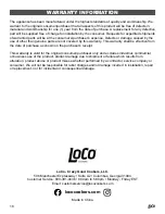 Preview for 18 page of LOCO COOKERS LCTFKESB30 Owner'S Manual & Assembly Instructions