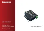 Locomarine NMEA0183 TO ETHERNET CONVERTER Installation Manual предпросмотр