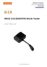 Locosys D-1X User Manual предпросмотр