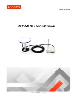 Locosys RTK-M100 User Manual предпросмотр