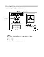 Предварительный просмотр 10 страницы Loctite Zeta 7740 Operation Manual