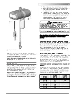 Предварительный просмотр 13 страницы Lodestar CM Hoist Operating Manual