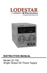 Lodestar LS1130 Instruction Manual предпросмотр