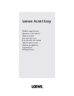 Loewe assist easy Operation Instructions Manual предпросмотр