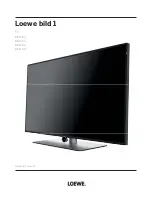 Предварительный просмотр 1 страницы Loewe bild 1.32 Quick Start Manual