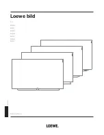 Предварительный просмотр 1 страницы Loewe bild 1 User Handbook Manual