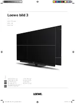 Предварительный просмотр 1 страницы Loewe bild 2 Operating Manual