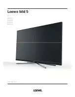 Предварительный просмотр 1 страницы Loewe bild 5.32 Operating Manual