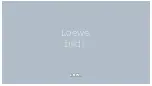 Предварительный просмотр 1 страницы Loewe bild i Manual