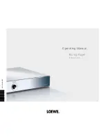 Loewe BluTech Vision Operating Manual preview