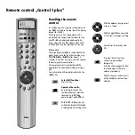 Предварительный просмотр 13 страницы Loewe Control 1 plus Manual