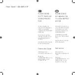 Предварительный просмотр 32 страницы Loewe Floor Stand I 40 SP Installation Instructions Manual