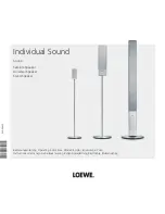 Loewe Individual Sound Satellite Operating Instructions Manual предпросмотр