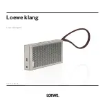 Loewe klang m1 User Handbook Manual предпросмотр