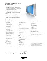 Loewe L 32 DVB-T/C Specifications preview