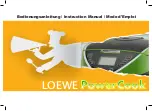 Preview for 1 page of Loewe PowerCook LW-MC-001 Instruction Manual