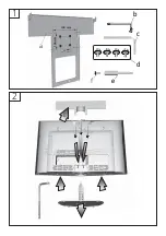 Preview for 2 page of Loewe VESA A32 Installation Instructions Manual