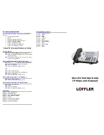 Предварительный просмотр 2 страницы Loffler ShorTel 560 User Manual