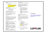 Preview for 2 page of Loffler SV9500 User Manual