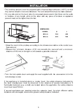 Preview for 8 page of Lofra 29210236 Instructions For The Installation And Use