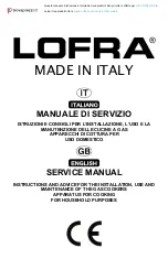 Preview for 1 page of Lofra MT96MF/C Service Manual