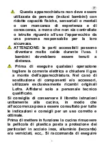 Preview for 4 page of Lofra MT96MF/C Service Manual