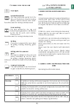 Preview for 91 page of Lofra MXDV96AMFRE User Manual