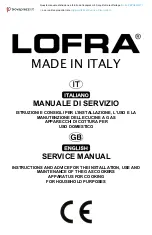 Preview for 1 page of Lofra PBPG96MFT/C Service Manual