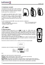 Предварительный просмотр 18 страницы Lofrans THETIS 7003 Installation And User Manual