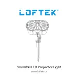 Preview for 1 page of Loftek Snowfall LED Projector Light Quick Start Manual