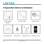 Preview for 8 page of Loftek Snowfall LED Projector Light Quick Start Manual