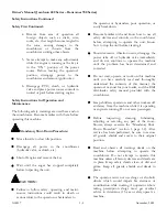 Preview for 8 page of LOFTNESS 481 EST Operator'S Manual / Parts Book