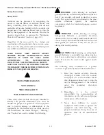 Preview for 7 page of LOFTNESS 481EFT Operator'S Manual / Parts Book