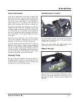 Preview for 9 page of LOFTNESS 60HM Owner'S Manual And Parts Book