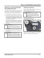 Preview for 17 page of LOFTNESS 60HM Owner'S Manual And Parts Book